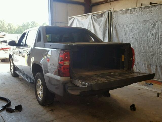 3GNFK12307G163133 - 2007 CHEVROLET AVALANCHE GRAY photo 3