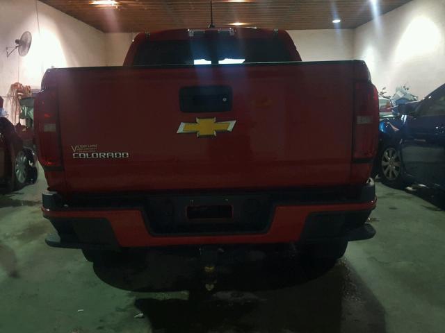 1GCGSCE36F1162439 - 2015 CHEVROLET COLORADO Z RED photo 9