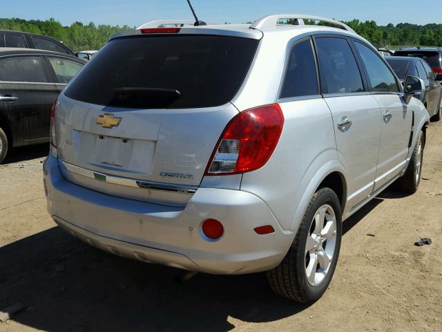 3GNAL4EK3ES664104 - 2014 CHEVROLET CAPTIVA LT SILVER photo 4