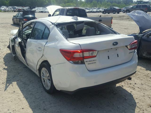 4S3GKAD60J3608310 - 2018 SUBARU IMPREZA PR WHITE photo 3