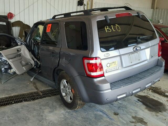 1FMCU49H68KB02996 - 2008 FORD ESCAPE HEV GRAY photo 3