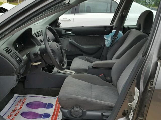2HGES268X4H588873 - 2004 HONDA CIVIC EX 灰色 照片 5