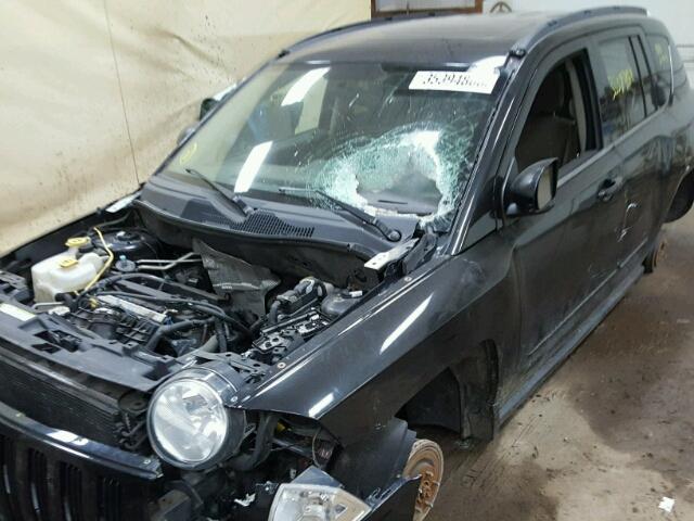 1J4NT4FB1AD502548 - 2010 JEEP COMPASS SP BLACK photo 9