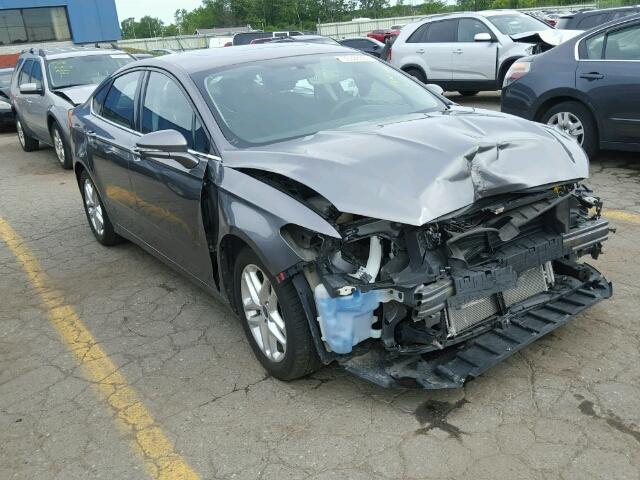 3FA6P0H76DR183326 - 2013 FORD FUSION SE GRAY photo 1