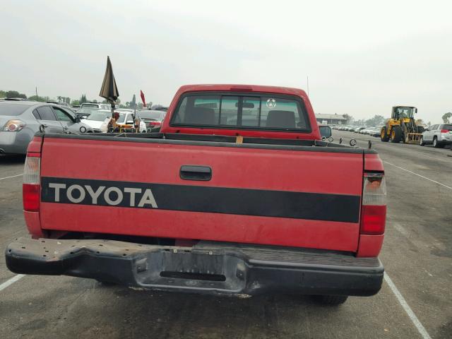JT4UD10D2S0009462 - 1995 TOYOTA T100 RED photo 6