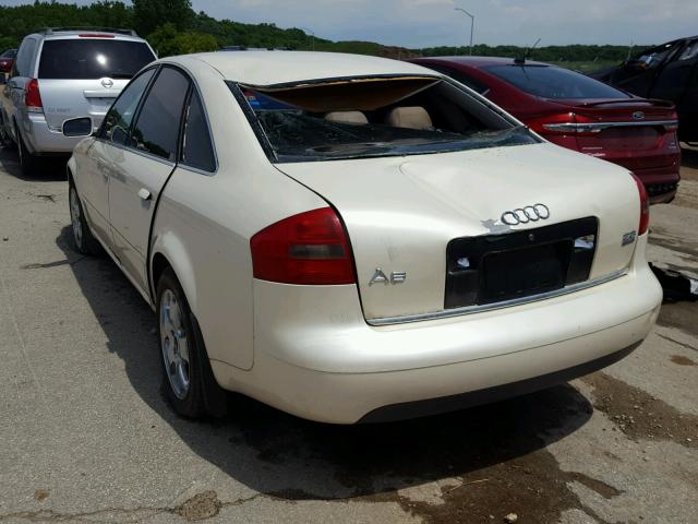 WAUBA24BXXN106625 - 1999 AUDI A6 2.8 QUA WHITE photo 3