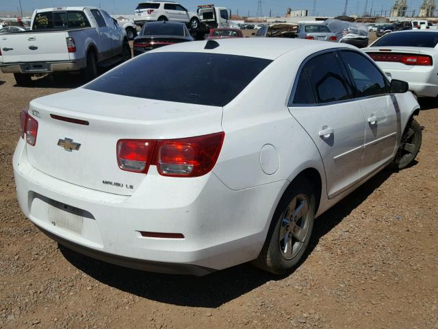1G11B5SL3EF116762 - 2014 CHEVROLET MALIBU LS WHITE photo 4
