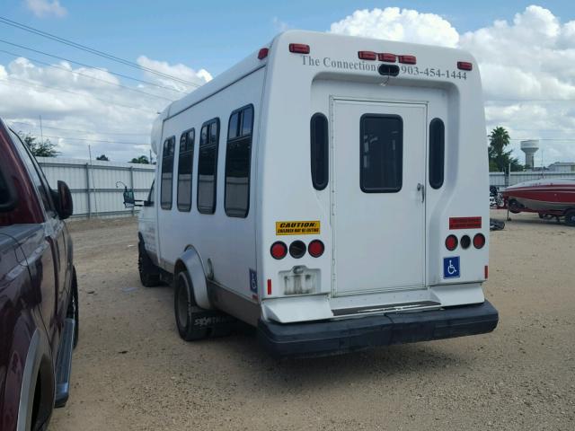 1FDEE35PX9DA83484 - 2009 FORD ECONOLINE WHITE photo 3