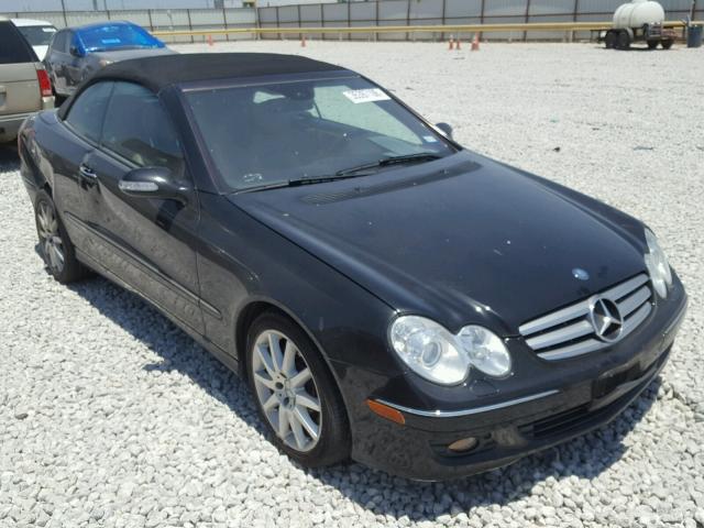 WDBTK56F17T078116 - 2007 MERCEDES-BENZ CLK 350 BLACK photo 1