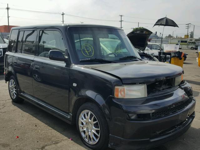 JTLKT324064046452 - 2006 TOYOTA SCION XB BLACK photo 1