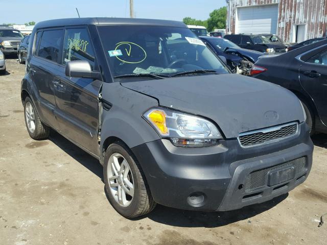 KNDJT2A21B7224282 - 2011 KIA SOUL + GRAY photo 1