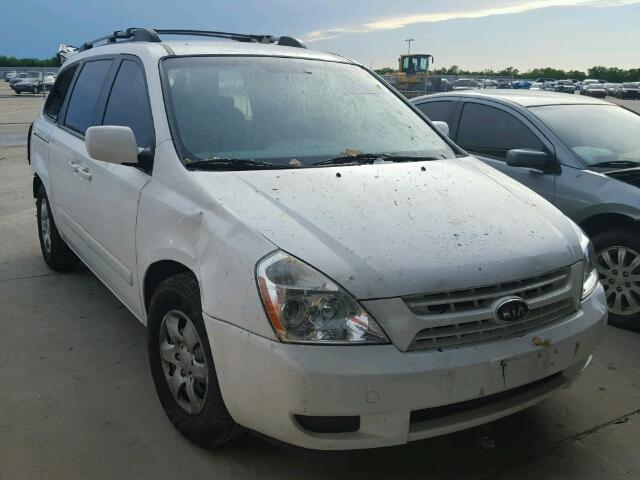 KNDMB233886257526 - 2008 KIA SEDONA EX WHITE photo 1