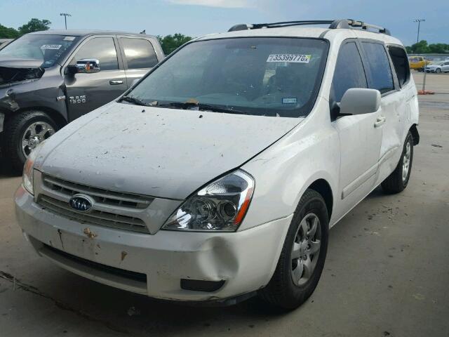 KNDMB233886257526 - 2008 KIA SEDONA EX WHITE photo 2