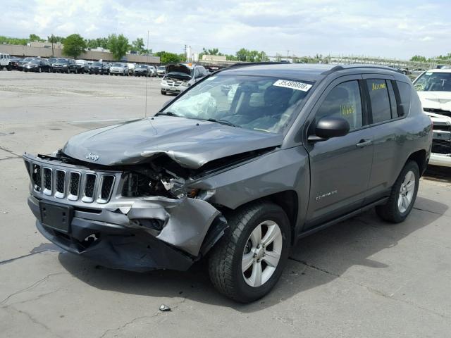 1J4NF1FB8BD255617 - 2011 JEEP COMPASS SP GRAY photo 2