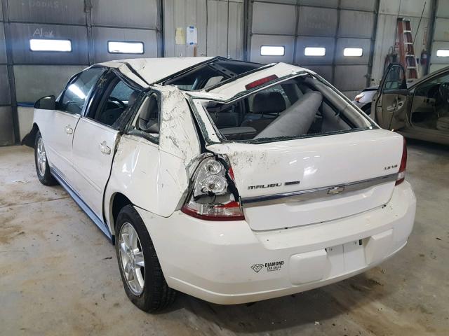 1G1ZT62855F264221 - 2005 CHEVROLET MALIBU MAX 白色 照片 3