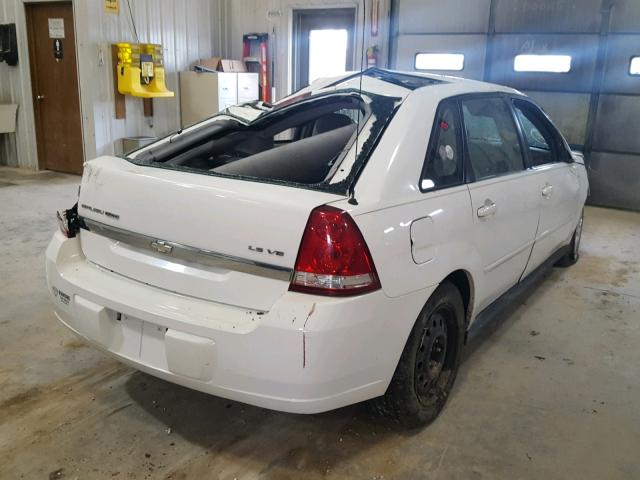 1G1ZT62855F264221 - 2005 CHEVROLET MALIBU MAX WHITE photo 4