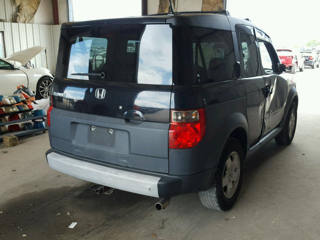 5J6YH286X5L027951 - 2005 HONDA ELEMENT EX BLACK photo 4