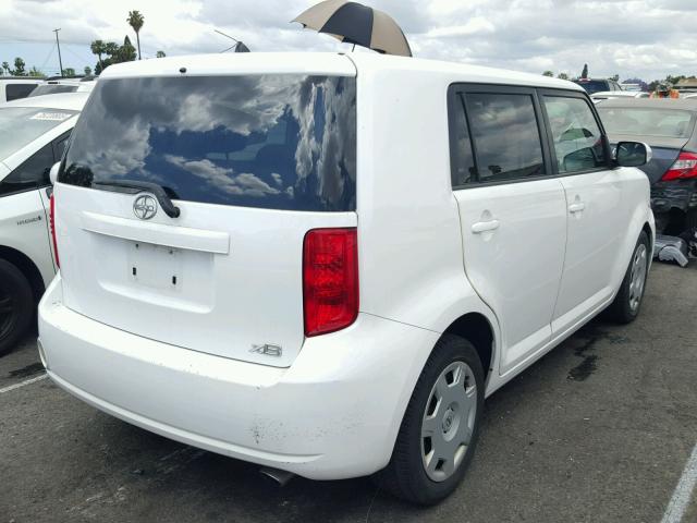 JTLZE4FE0A1101588 - 2010 TOYOTA SCION XB WHITE photo 4