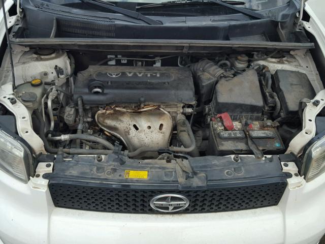JTLZE4FE0A1101588 - 2010 TOYOTA SCION XB WHITE photo 7