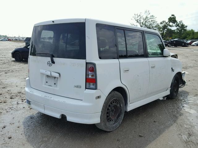 JTLKT324X64089857 - 2006 TOYOTA SCION XB თეთრი ფოტო 4