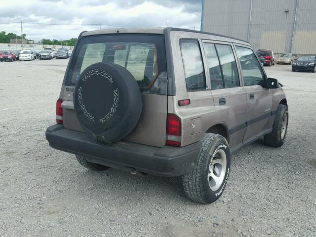 2CNBJ1364W6915022 - 1998 CHEVROLET TRACKER GRAY photo 4