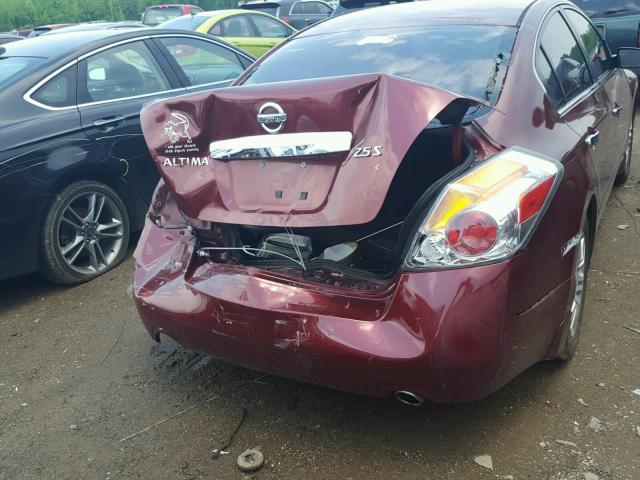 1N4AL2APXAN493960 - 2010 NISSAN ALTIMA BAS MAROON photo 9