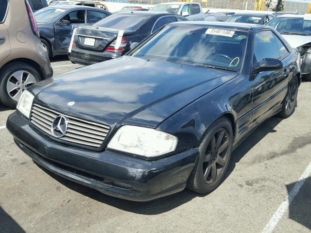 WDBFA68F01F197400 - 2001 MERCEDES-BENZ SL 500 BLACK photo 2