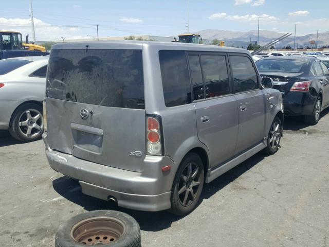 JTLKT324X64081001 - 2006 TOYOTA SCION XB ვერცხლისფერი ფოტო 4