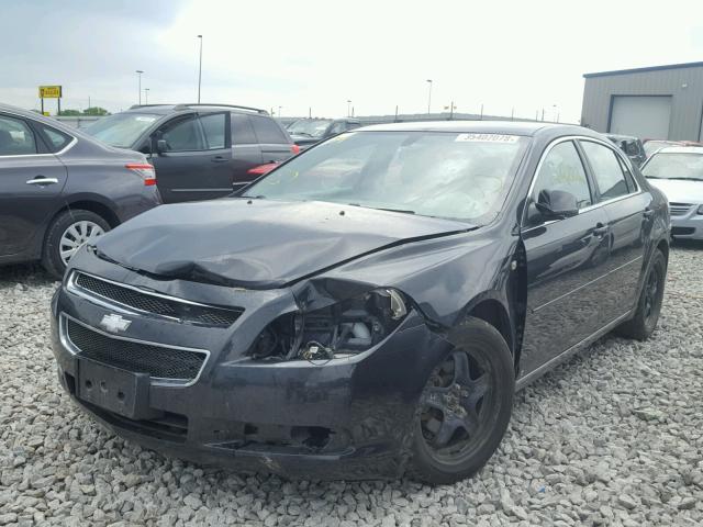 1G1ZH57B28F181057 - 2008 CHEVROLET MALIBU 1LT 黑色 照片 2