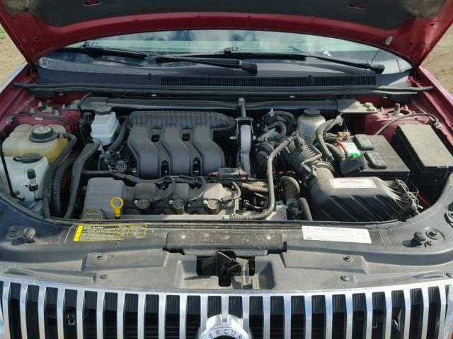 1MEFM43136G604411 - 2006 MERCURY MONTEGO PR BURGUNDY photo 7