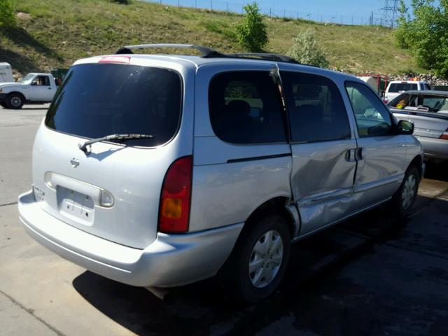 4N2XN11T4XD816563 - 1999 NISSAN QUEST SE SILVER photo 4