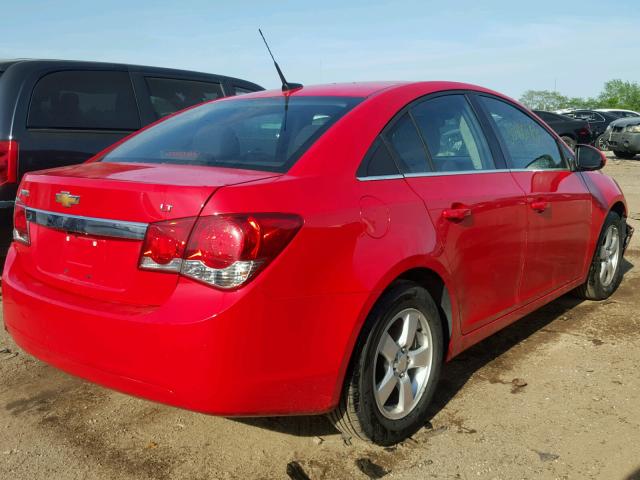 1G1PC5SB6E7414151 - 2014 CHEVROLET CRUZE LT RED photo 4