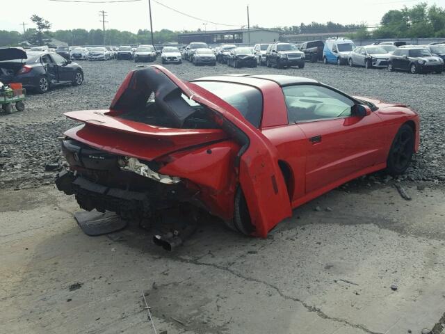 2G2FV22P8V2200829 - 1997 PONTIAC FIREBIRD F RED photo 4