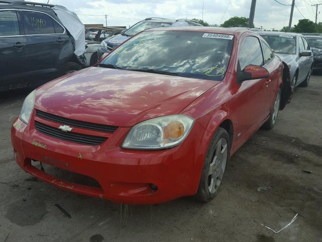 1G1AM18B967611044 - 2006 CHEVROLET COBALT SS RED photo 2