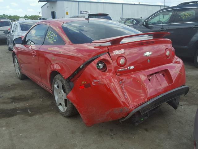 1G1AM18B967611044 - 2006 CHEVROLET COBALT SS RED photo 3