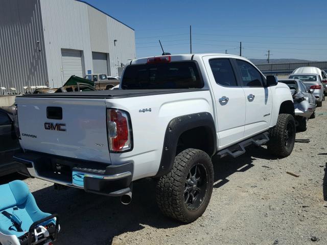 1GTP6DE19H1274230 - 2017 GMC CANYON SLT WHITE photo 4