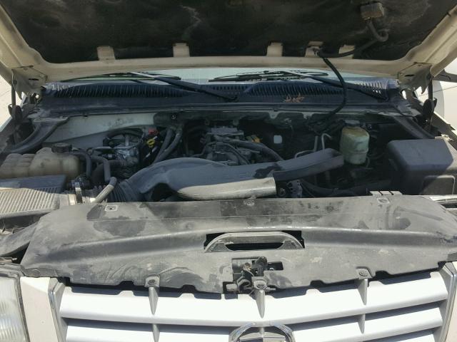 1GYEK63N62R212713 - 2002 CADILLAC ESCALADE L WHITE photo 7