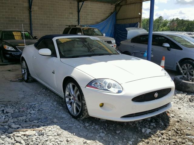 SAJWA44B475B10710 - 2007 JAGUAR XK WHITE photo 1