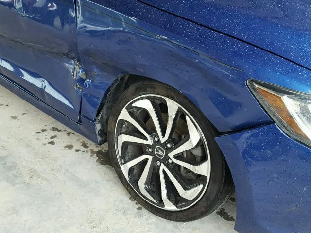 19UDE2F80GA010612 - 2016 ACURA ILX PREMIU BLUE photo 9