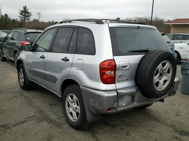 JTEHD20V150050553 - 2005 TOYOTA RAV4 SILVER photo 3