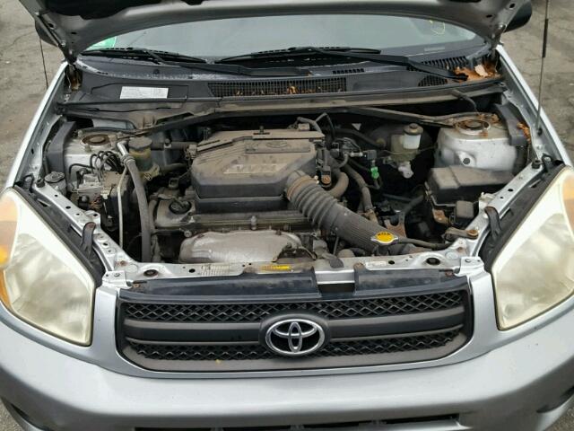 JTEHD20V150050553 - 2005 TOYOTA RAV4 SILVER photo 7