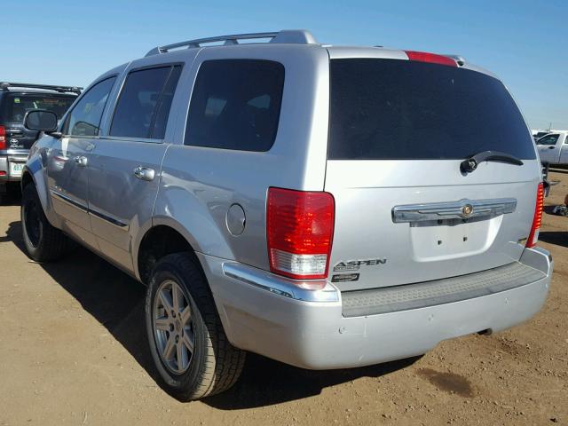 1A8HW58N18F132281 - 2008 CHRYSLER ASPEN LIMI SILVER photo 3