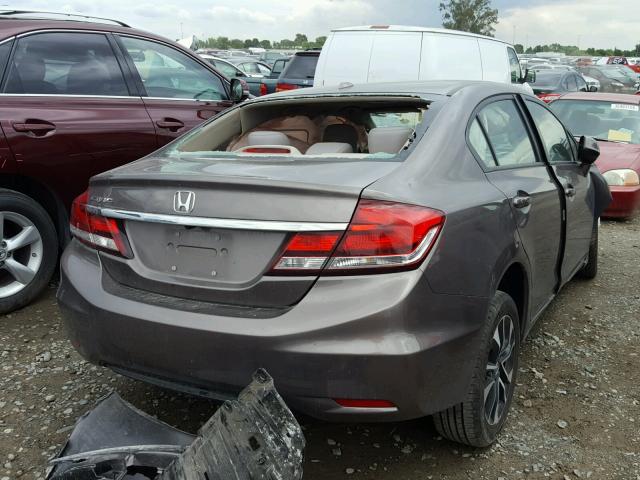 2HGFB2F97DH502495 - 2013 HONDA CIVIC EXL 石墨色 照片 4