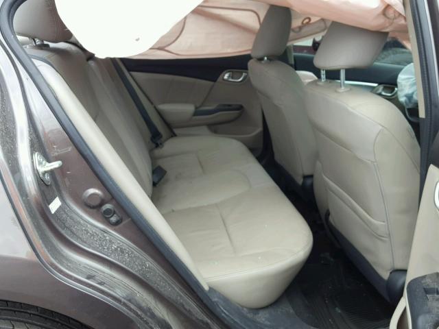 2HGFB2F97DH502495 - 2013 HONDA CIVIC EXL 石墨色 照片 6