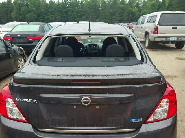 3N1CN7AP8FL851612 - 2015 NISSAN VERSA S/S GRAY photo 9