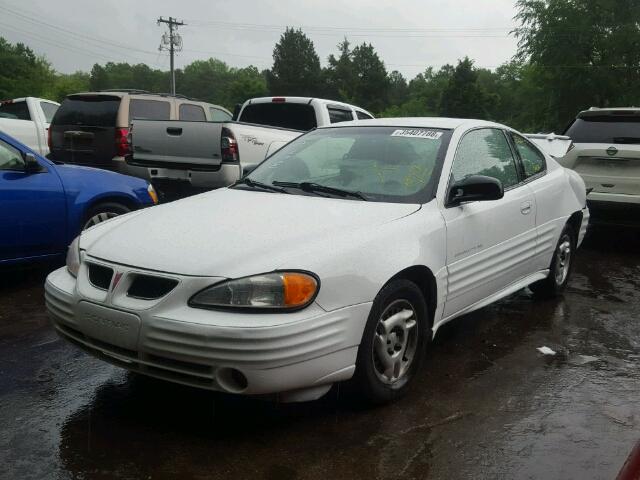 1G2NE12T21M513463 - 2001 PONTIAC GRAND AM S 白色 照片 2