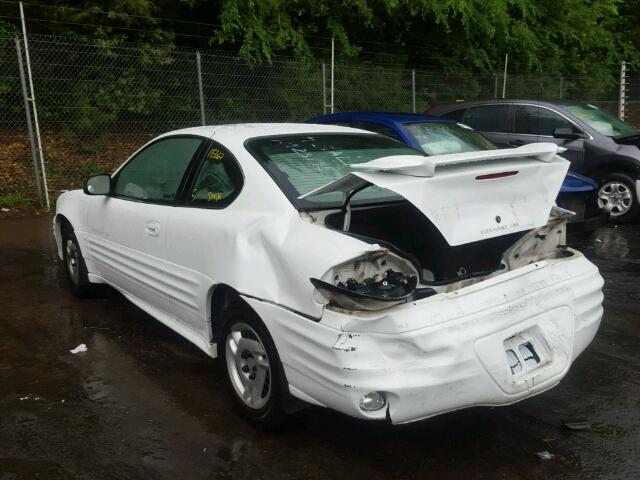 1G2NE12T21M513463 - 2001 PONTIAC GRAND AM S 白色 照片 3