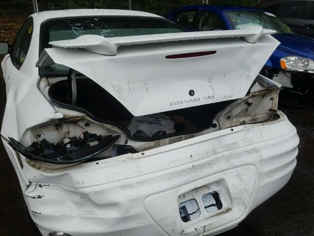 1G2NE12T21M513463 - 2001 PONTIAC GRAND AM S 白色 照片 9