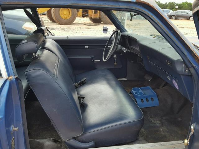 1X27D4L158390 - 1974 CHEVROLET NOVA BLUE photo 5