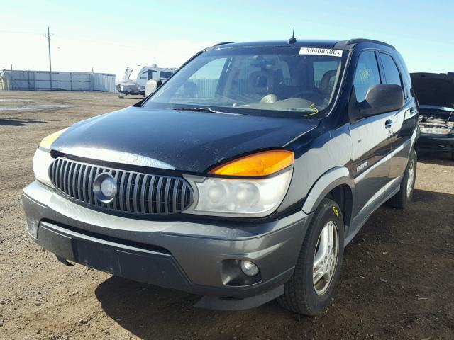 3G5DA03E83S587302 - 2003 BUICK RENDEZVOUS BLACK photo 2